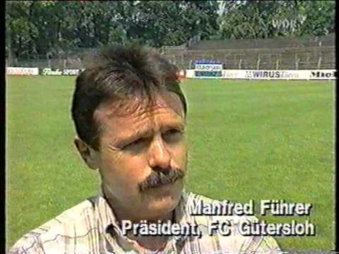 Saison 1995 FC Gütersloh Kadervorstellung.
