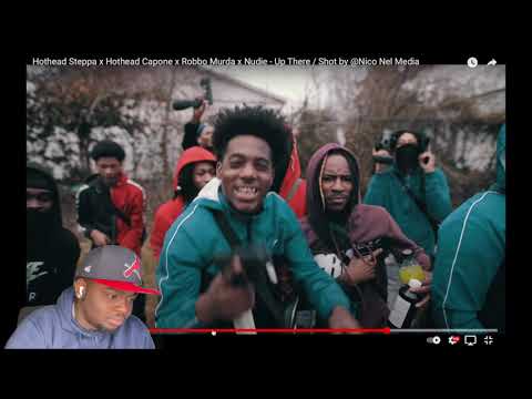 That Gun Big As Hell😂Hothead Steppa x Hothead Capone x Robbo Murda x Nudie - Up There*REACTION🔥