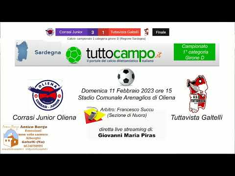 Corrasi Junior Oliena - Tuttavista Galtelli