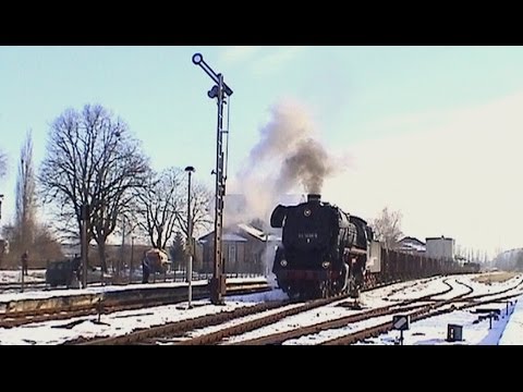 Winterdampf - Güterzüge am Rennsteig mit Dampflok 44 1486-8