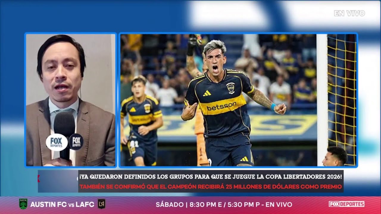 ⚽🏆 COPA LIBERTADORES 2026 | Boca Juniors y el resto ya conocen a sus rivales de grupo | GolXGol