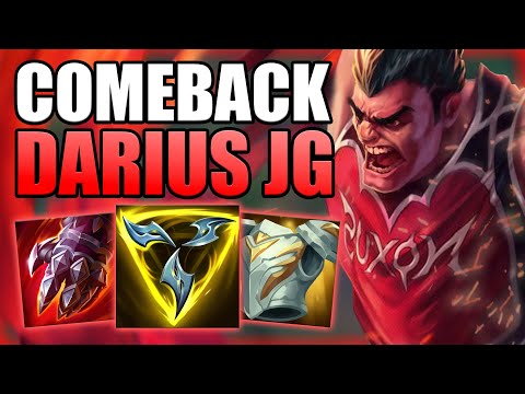 HOW TO PLAY DARIUS JUNGLE & COMEBACK FROM EARLY MISTAKES WITH BETTER MACRO! - Best Build/Runes Guide