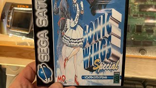 Sonic Wings Special Sega Saturn, installed on the Polymega and gameplay. #shmup.