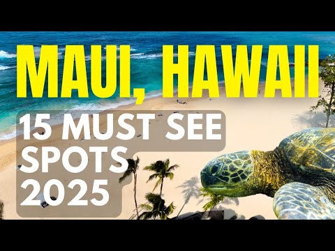 MUST SEE Spots on Maui - 15 INCREDIBLE places you NEED to see on your next trip! #hawaii