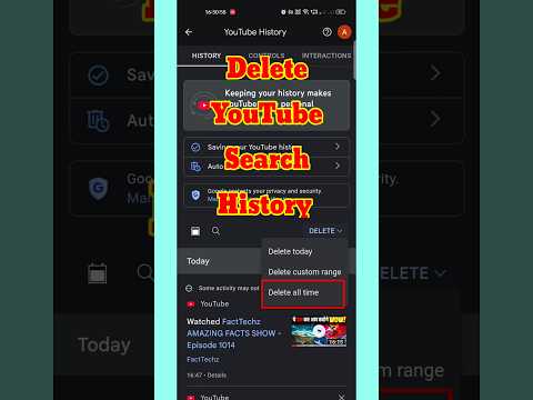 How To Clear YouTube Search History ||  Clear Search Data || #shorts#viral