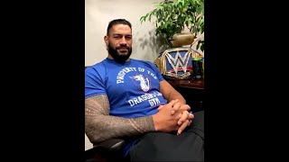 Roman Reigns - HD / Instagram Live Video with C4 E