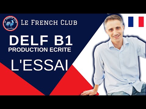 Production écrite DELF B1 | L'ESSAI🖋️