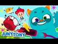 Atrapen Al Monstruo De Colores MIX 🧌 Canciones Infantiles JunyTony En Español