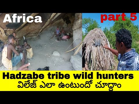 Hadzabe tribe village in Tanzania 🇹🇿  | part 5 |  Uma Telugu Traveller