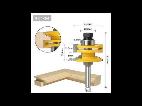 Reversible Door Window Tenon Joint Router Bits