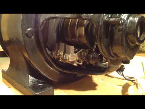 historischer Drehstrom-Schleifringmotor des Sachsenwerk von um 1908 Teil 4