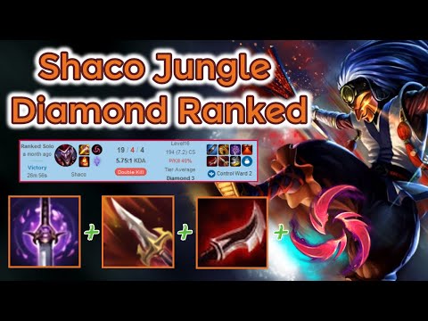 Shaco Jungle carrying Diamond - Road to Master [League of Legends] Full Gameplay - Infernal Shaco