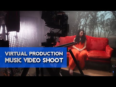 Virtual Production Music Video Shoot on a 4K Projector, Unreal Engine, and Red 8K Camera