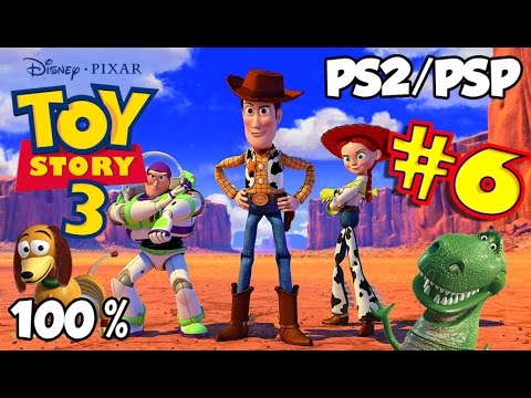 Disney's Toy Story 3 Walkthrough Part 6 - 100% (PS2, PSP) Level 6 - Goodbye Woody