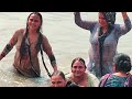 गंगा स्नान Ganga Snan Hot Latest New Video Sali Nadi Open Snan 2024 Simariya Ghat 
