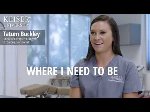 YouTube thumbnail featuring Keiser University