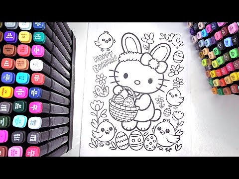 Mindful Easter Coloring For Aesthetic And Calming Experience