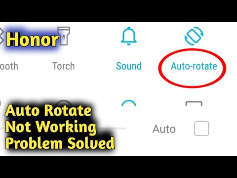 Honor Auto Rotate Not Working Problem Solved