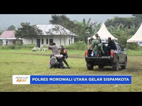 POLRES MOROWALI UTARA GELAR SISPAMKOTA