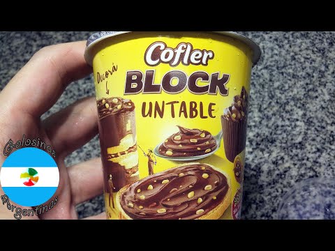 Cofler Block Untable Baño de Repostería sabor Chocolate con Leche y Maní