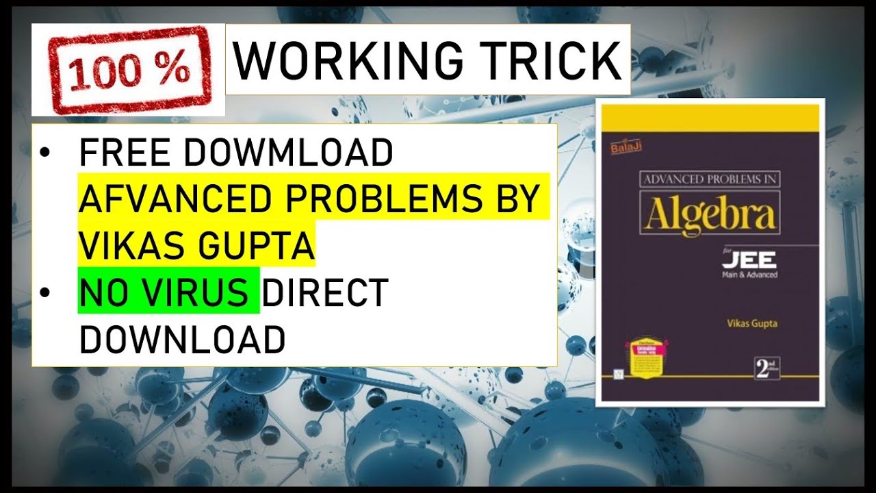 Watch video FREE DOWNLOAD ADVANCED PROBLEMS IN MATHEMATICS VIKAS GUPTA IN 1 min Now FREE DOWNLOAD ADVANCED PROBLEMS IN MATHEMATICS VIKAS GUPTA IN 1 min