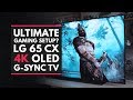 THE ULTIMATE GAMING SETUP? New 4K OLED TV with G-Sync! LG CX 65" Ultra HD TV Impressions