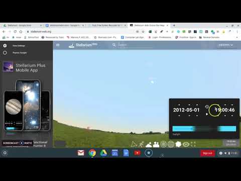 Stellarium Moon Phases Part 1