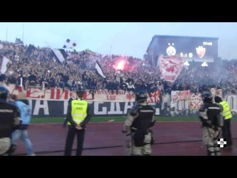 1:0  ...EKSPLOZIJA JUG ! | 146 derbi Partizan - Zvezda 26.04.2014