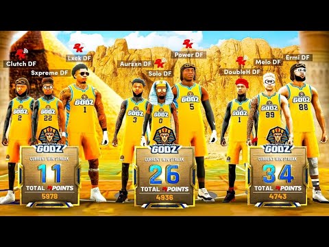 FIRST EVER DF BASKETBALL GODZ ROYALE EVENT! Which DF TEAM can get the HIGHEST WIN-STREAK?