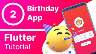 2. How to Create an Amazing Birthday App using Flutter | Linear Gradient Background in Flutter
