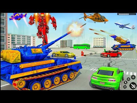 A Tank Robot Game - Android Gameplay | Robot Fighting Games , Robot Simulator