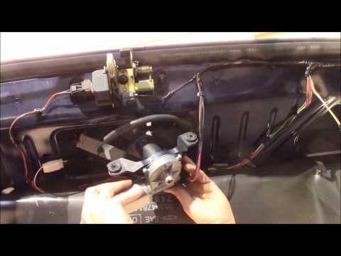 2006 Jeep Grand Ckerokee (wk) Rear wiper motor replacement
