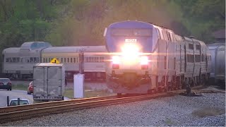 preview picture of video 'The Amtrak Crescent #20 With Tator & 3 Private Cars!! Douglasville,Ga 04-16-2013© HD'