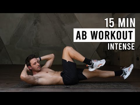15 MIN INTENSE AB WORKOUT (No Equipment)