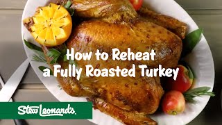 How to Reheat a Fully Roasted Turkey | Step by Step