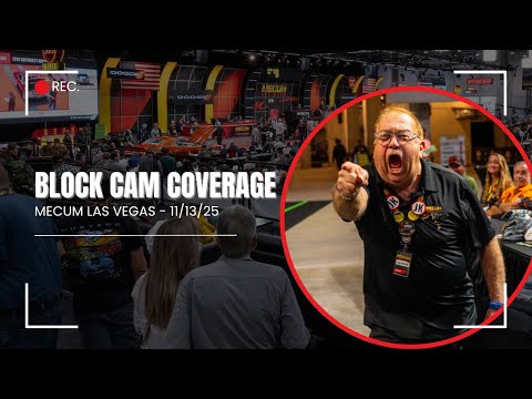 Mecum Las Vegas Live Block Cam: Thursday, Nov. 13, 2025