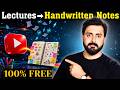 Free AI Method: Turn YouTube Lectures into Handwritten Notes Fast