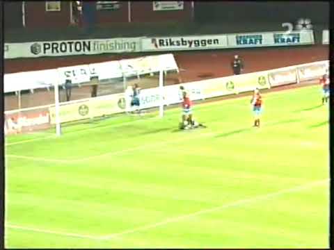 Sammandrag från SVT: Öster - Djurgården 0-2 (Svenska Cupen 2004, Semifinal)