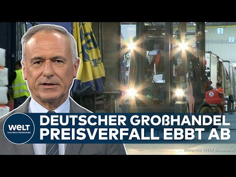 Video Thumbnail: DEUTSCHLAND: Preisverfall ebbt ab! Großhandelspreise sinken um nur noch 1,8 Prozent