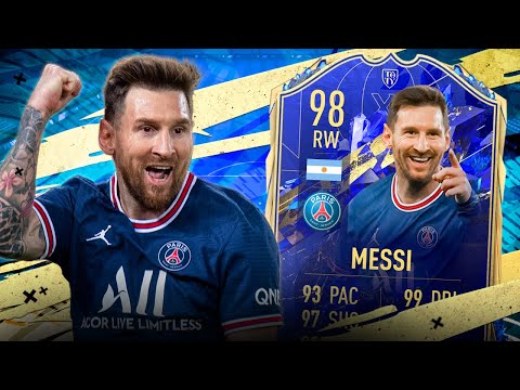 98 TOTY MESSI PLAYER REVIEW! FIFA 22