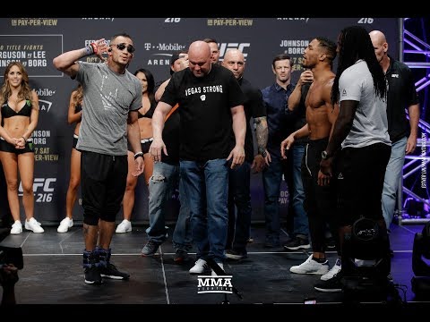 UFC 216: Tony Ferguson vs. Kevin Lee Staredown - MMA Fighting