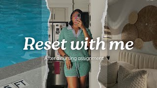 DEEP CLEAN WITH ME | reset after nursing assignment + self care + motivation