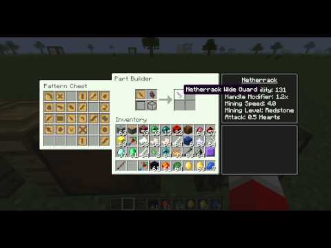 Let's Learn The Mods 1.6.4 - Tinkers Construct episode-1 Basic Tools + Modifiers