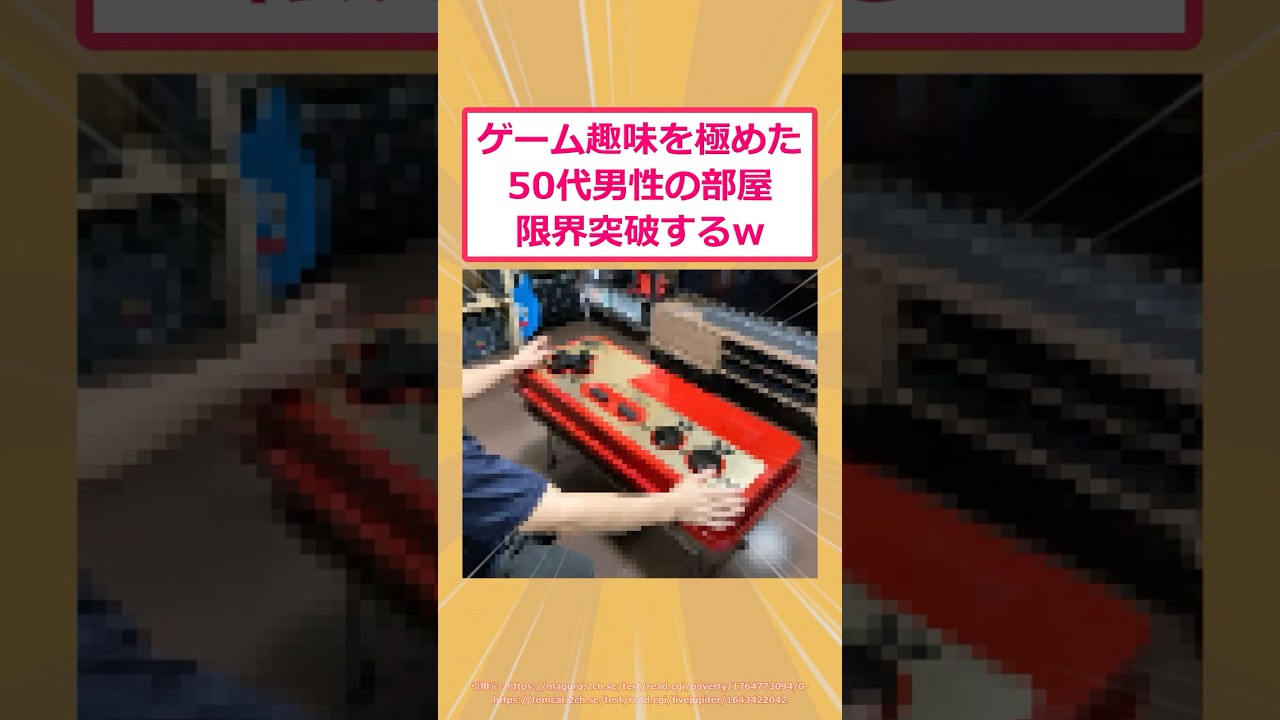 【2ch面白いスレ】ゲーム趣味を極めた50代男性の部屋限界突破するwww #2ch #2ch面白いスレ