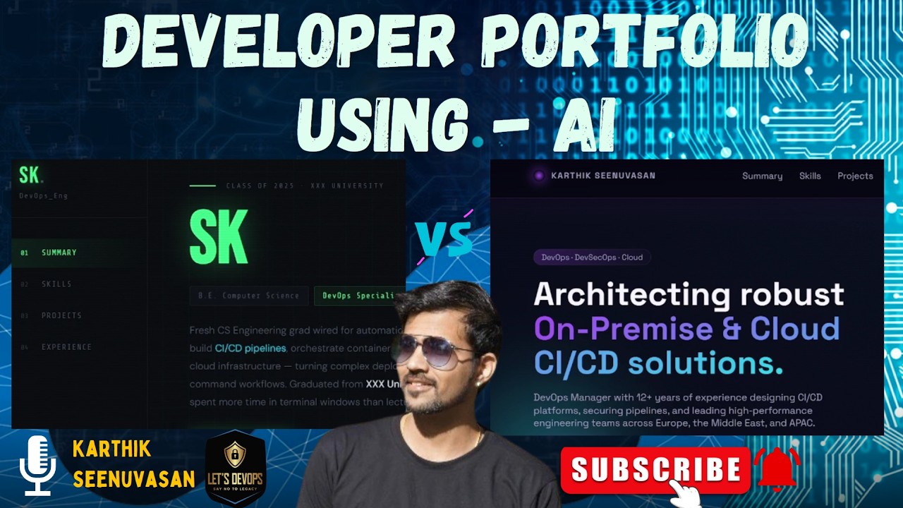 Build a Stunning Developer Portfolio in 10 Minutes (FREE) using AI + GitHub Pages | AI | Ep - 02