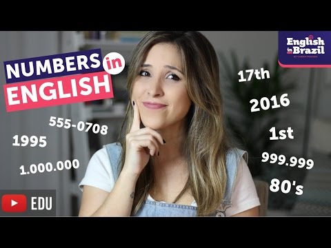 TUDO sobre números em inglês | Numbers in English
