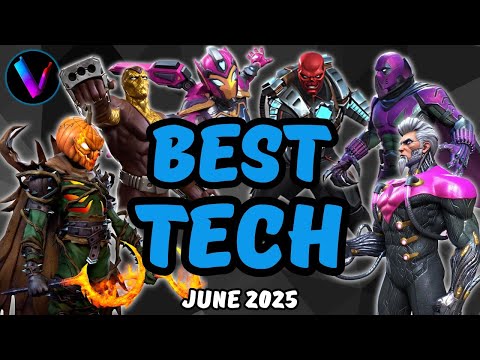 The Top 10 Best Tech Champions in MCoC - Vega's Tier List - June 2025