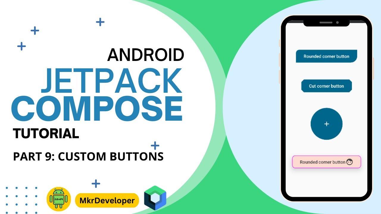 9 - Styling Buttons - Jetpack Compose - Android Studio