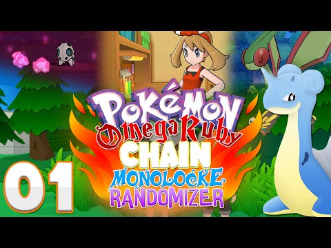ARON'S REVENGE! - Pokemon Omega Ruby Chain Monolocke Randomizer w/ Astroid! Ep 1!