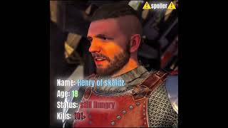 Now that’s character development. Henry of skalitz, kingdom come deliverance.